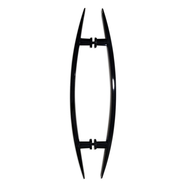 PUXADOR H CURVO 50 X 30 PRETO
