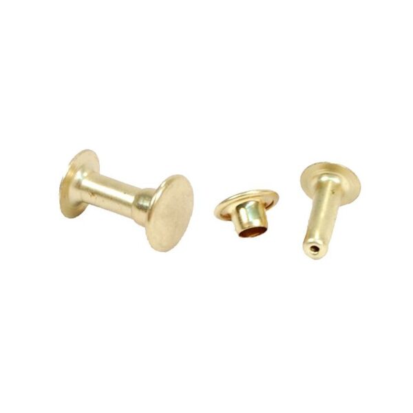 REBITE P/ PORTA CHAVES N.5-DOURADO com 1000 peças