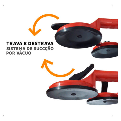 VENTOSA FIXA TRIPLA DVK 120kg