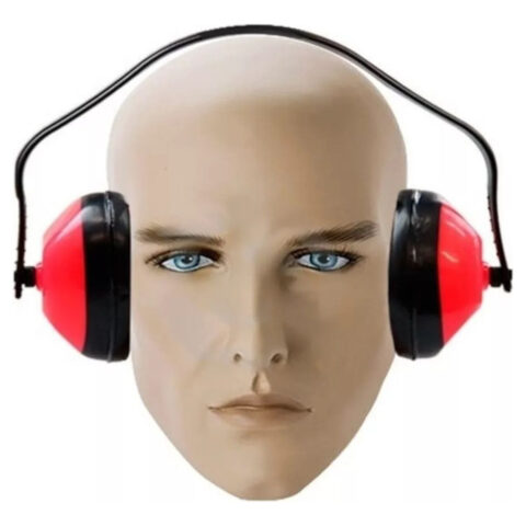 Protetor Auricular Abafador BRASF - Atenuação 1-17 dB, Ajuste Regulável, Conchas Acolchoadas