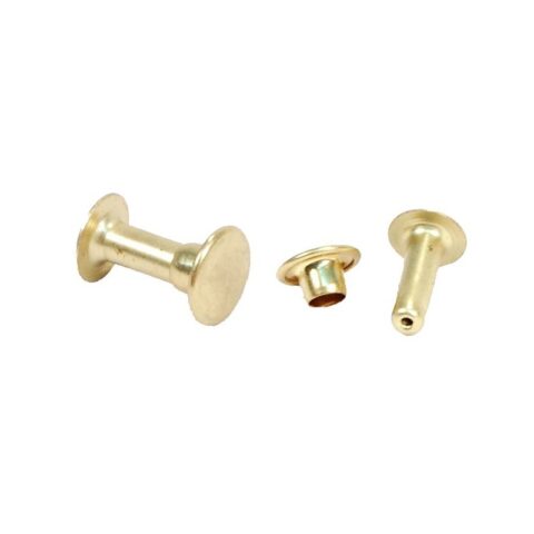rebite para porta-chaves - Rebite p/ Porta-Chaves N.5 Dourado 1000 Peças | Casa Castro Para Marcenaria