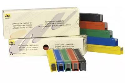 grampo cartucho 15 mm - Grampo Cartucho Inmes SW 15 mm Emb. com 08 Para Molduras e Quadros