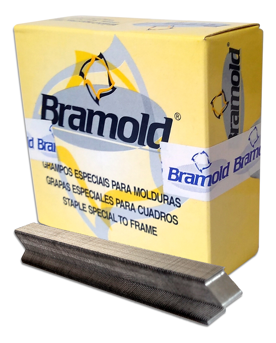 Grampo Bramold SW 12 mm - 2000 unidades para Molduras e Marcenaria | Casa Castro - Imagem 5