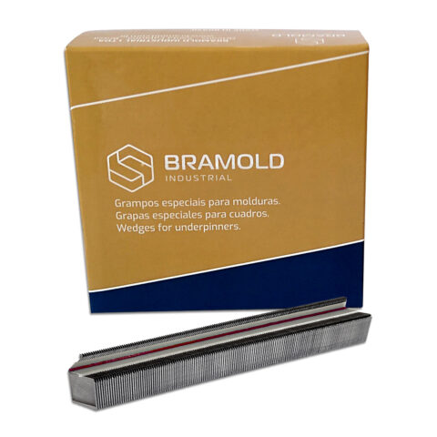 Grampo Bramold HW 15 mm - 2000 Unidades para Molduras e Marcenaria | Casa Castro