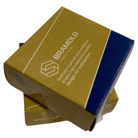 grampo flexpontas - Grampo Bramold Flexpontas Preto FR Caixa 5000 Unidades | Fixador para Molduras