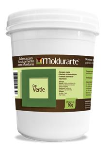 Massa para Acabamento em Moldura Verde 90g Ideal para Moldureiros, Seca Rápido