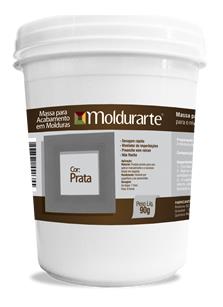 Massa para Acabamento em Moldura Prata 90g - Casa Castro | Secagem Rápida