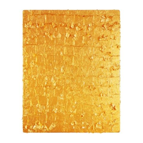 Folha de Ouro Econômica 12% 16x16 - 100 Unidades - Ideal para Molduras