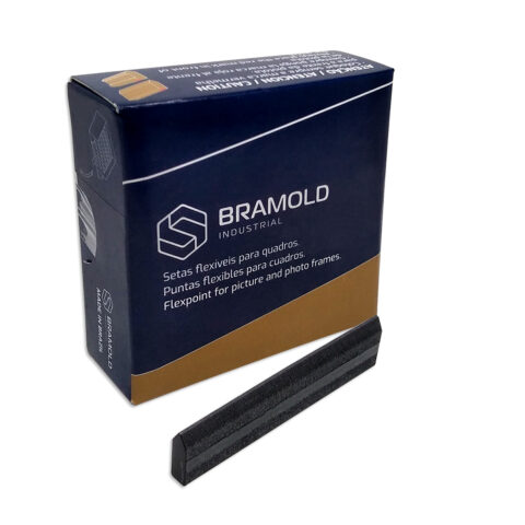 grampo flexpontas - Grampo Bramold Flexpontas Preto FR Caixa 5000 Unidades | Fixador para Molduras