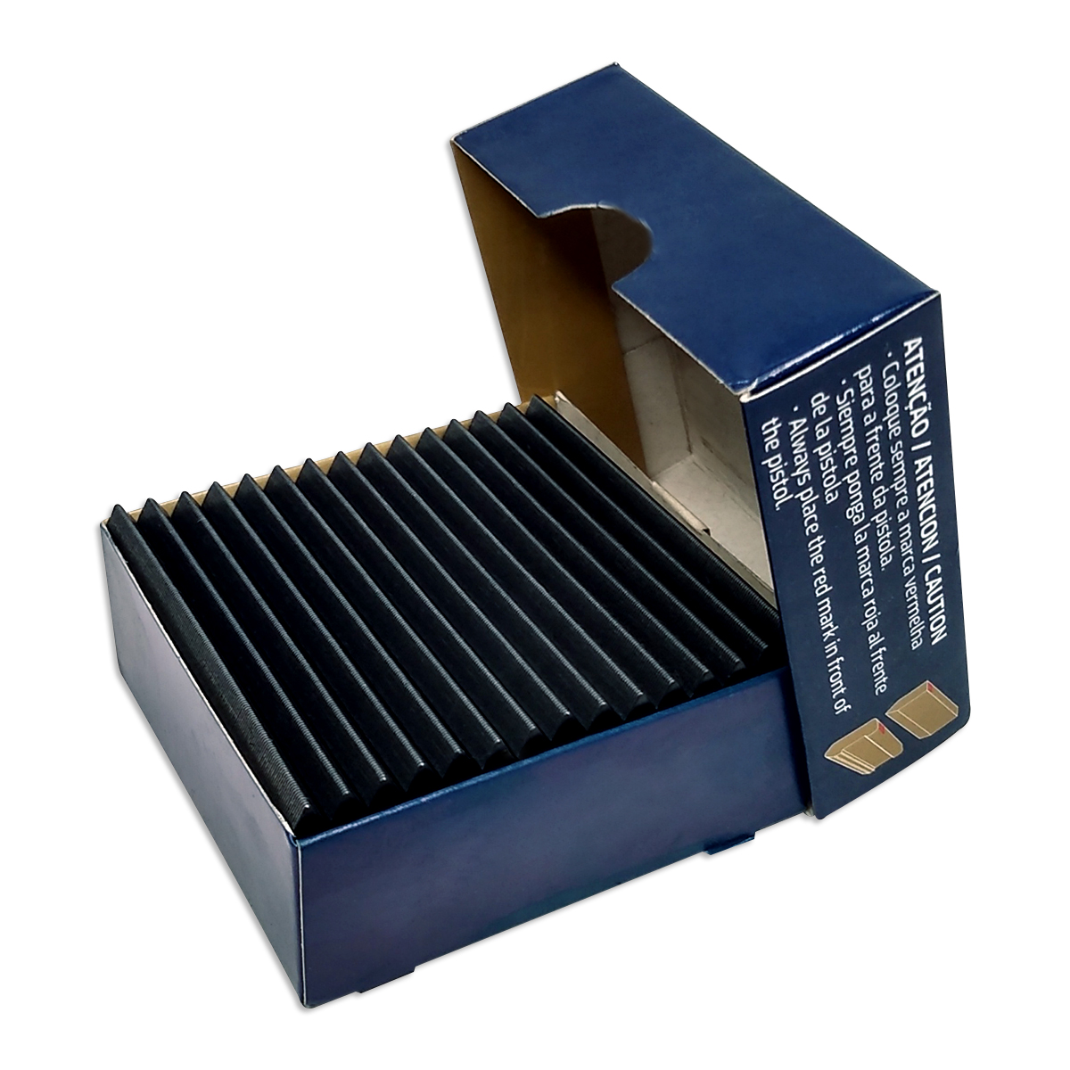 grampo flexpontas - Grampo Bramold Flexpontas Preto FR Caixa 5000 Unidades | Fixador para Molduras - Imagem 3