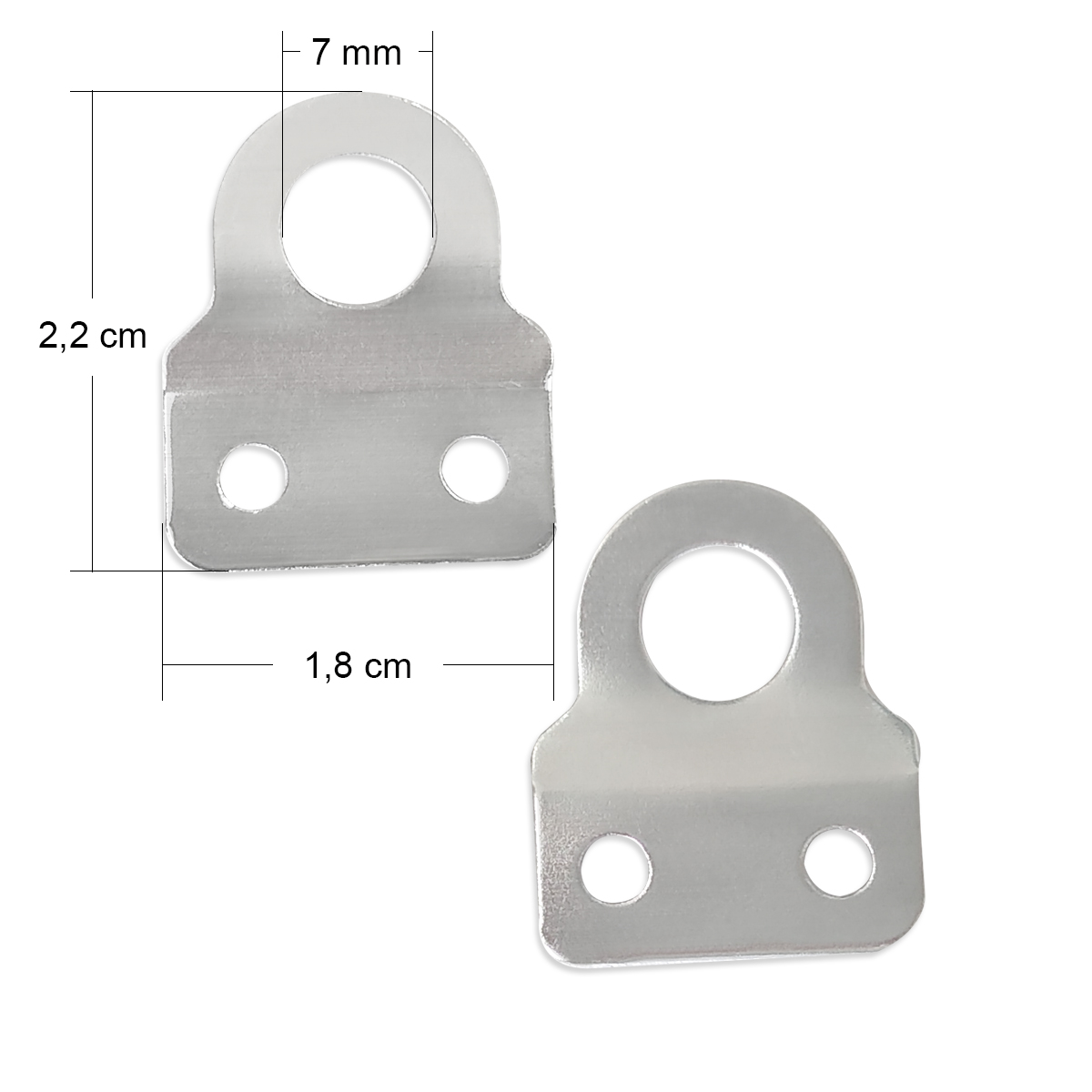 Alheta S N.1 Ferro Galvanizado Casa Castro Kit 100 Peças para Quadros, Parafusos 2,8x10/12 - Imagem 3