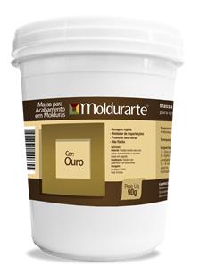 Massa para Acabamento Ouro 90g Nivelamento e Acabamento para Molduras Casa Castro