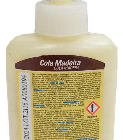 Cola de Madeira Tek Bond 100g - Adesivo para Marcenaria, Encaixes e Laminação a Frio
