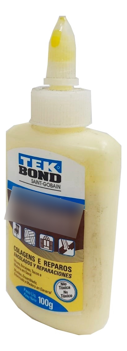 Cola de Madeira Tek Bond 100g - Adesivo para Marcenaria, Encaixes e Laminação a Frio - Imagem 2