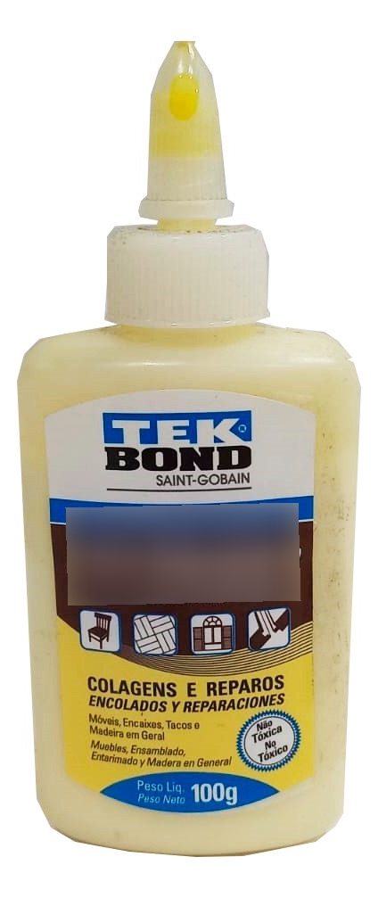 Cola de Madeira Tek Bond 100g - Adesivo para Marcenaria, Encaixes e Laminação a Frio - Imagem 3