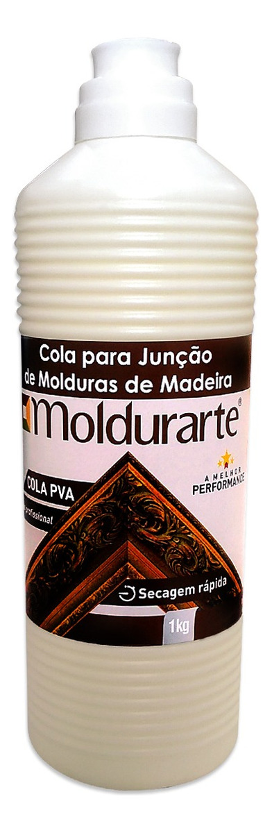 cola PVA para madeira - Cola Branca PVA para Madeira 1kg ME | Pega Rápida à Base de Água para Marcenaria